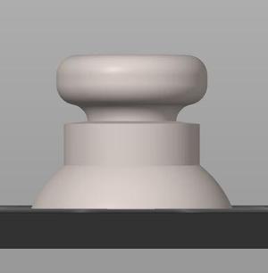 Alpakka / Thick neck thumb stick