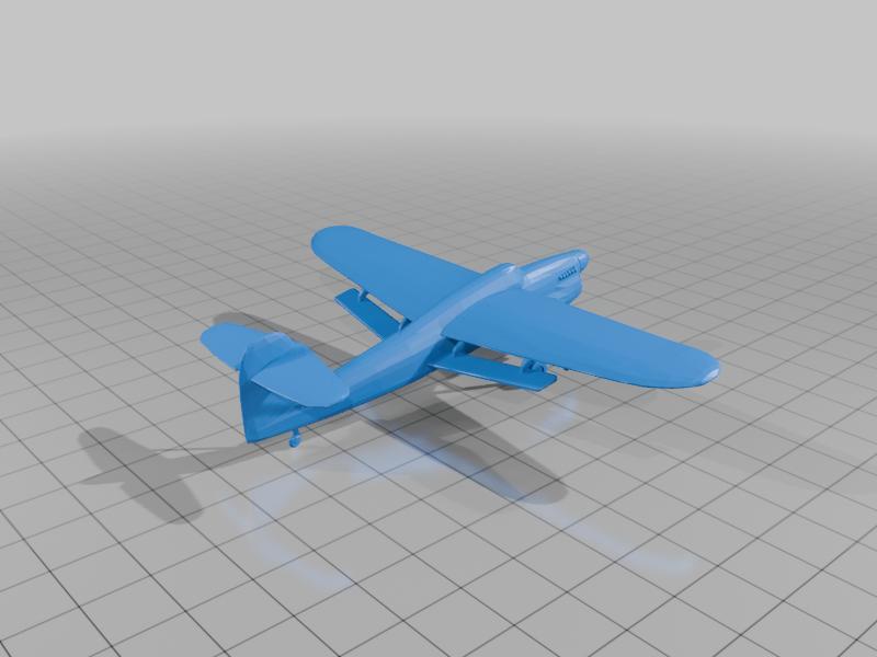 WW2 Fairey Barracuda - Carrier Based Torpedo Bomber - 1/144 Scale