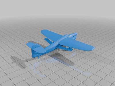 WW2 Fairey Barracuda - Carrier Based Torpedo Bomber - 1/144 Scale