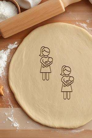 Mom Cookie Cutter, Biscuit Cutter