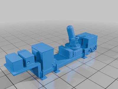 US Army Land-Based Phalanx Weapon System (LPWS) C-RAM Trailer