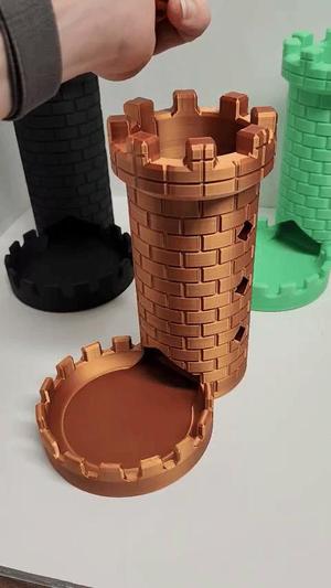 Medieval Dice Tower Bounce Edition
