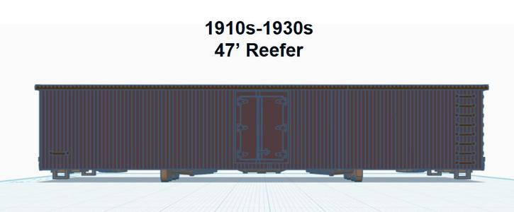 47' Milk Reefer (HO SCALE)