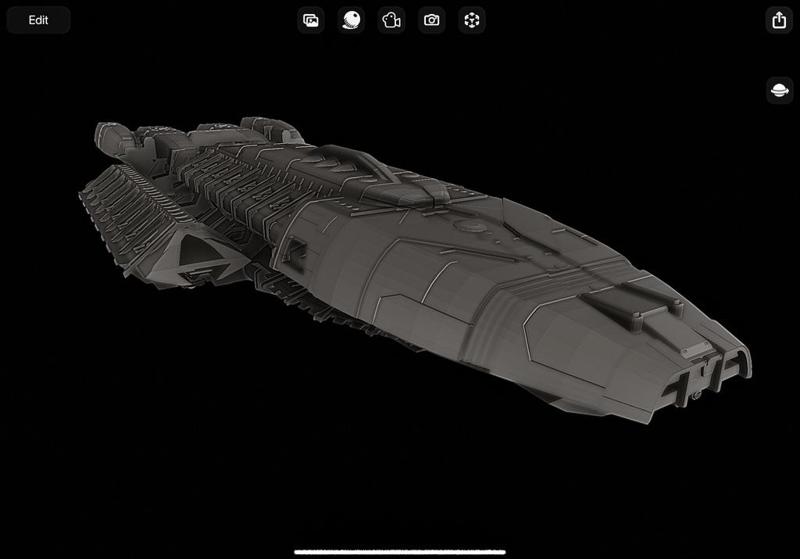 Battlestar Galactica Ranger Battleship Refit