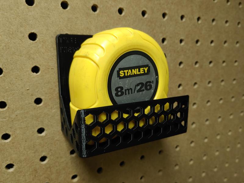 Pegboard - Tape Measure Holders