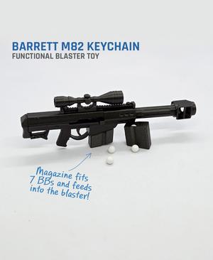 Barrett M82 Keychain — Functional Blaster Toy