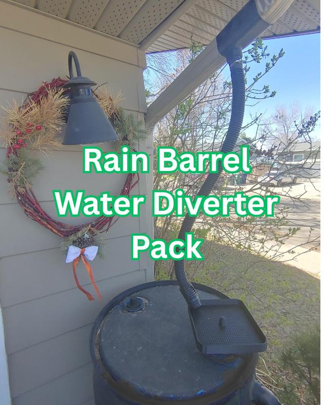 Rain barrel Downspout Diverter Kit