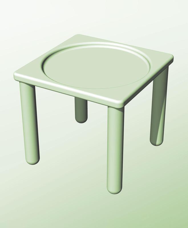 SS128-130Q Stand or Base for Infinite Containers 128 Series