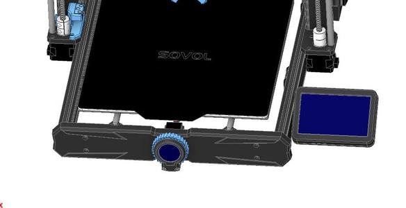 KNOBMI! Sovol SV06 PLUS Y belt tensioning system with Knomi