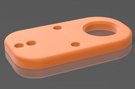Flat muzzle piece for the Foxbat (for short barrels)
