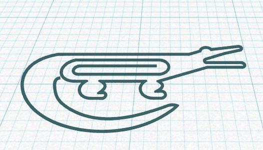 Crocodile Paperclip