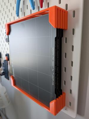 Prusa Steel Sheet Holder for Ikea Skadis T-Clip System