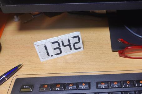 3.5 inch Event Day Counter, 4-Digits