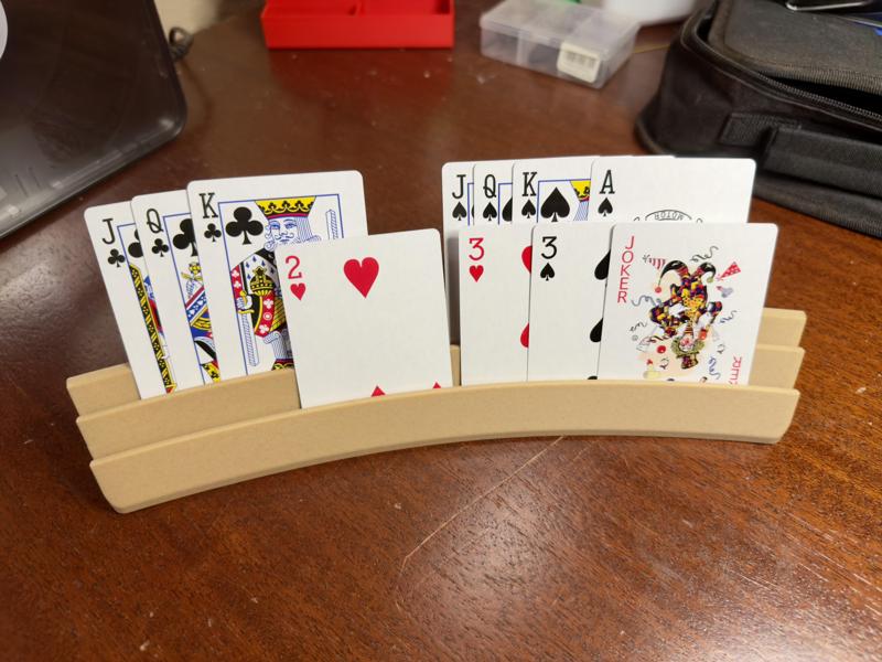 Curved Double Decker Card Holder
