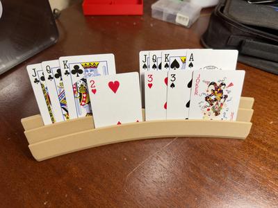 Curved Double Decker Card Holder