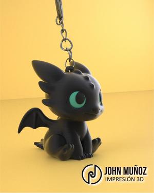 Baby Toothless - Articulated Version & Keychain