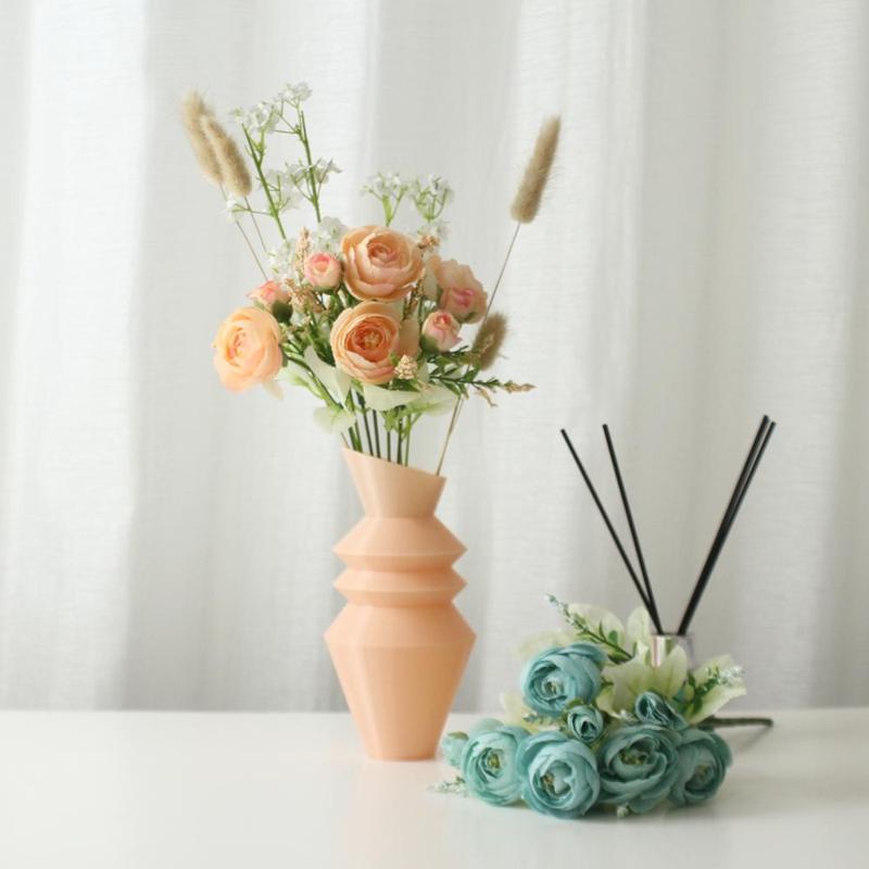 The Flora Vase STL 3D Print File, Home Decor Vase for Plants and Flowers