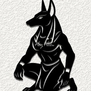 ANUBIS JACKAL GOD WALL ART HOME DECOR
