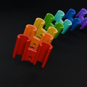 Xylophone mallet clip