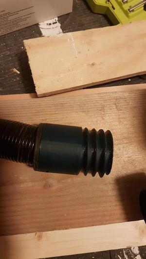  "Quick" connector vaccum hose adapter for Ryobi R18ROS-0 orbital sander