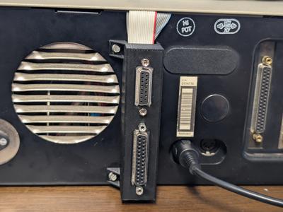 AST SixPakPlus Parallel and Gameport bracket for IBM 5150 PC