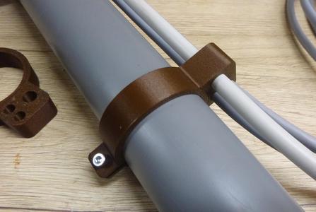 Schlauch Schelle Rohrschelle Cableclip Kabelschelle für HT50 Rohr / Pipe / Tube zu Blastgate s