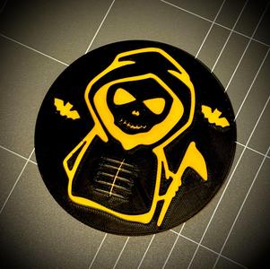 Grim Reaper Coaster or Coin