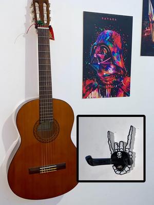 Sick skeleton guitar wall stand (IMPROVED!!!)