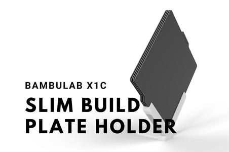 Slim Build Plate Holder for Bambulab X1C