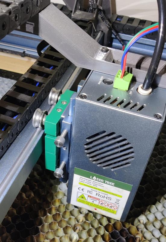 Xtool D1 X carriage replacement complete with fittings for Lasertree K30 module