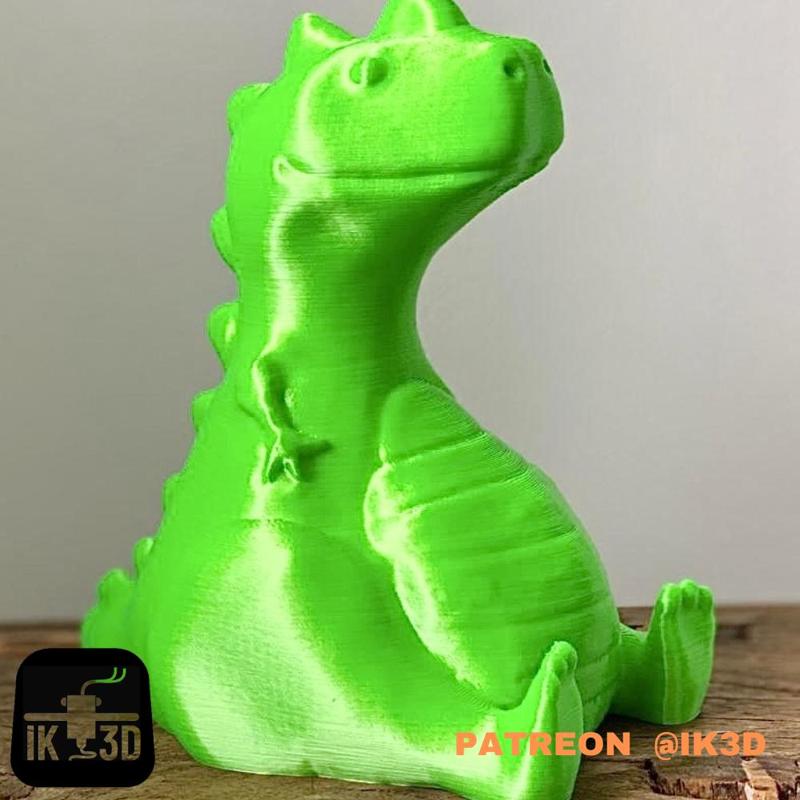 Chubby T-Rex Dinosaur Figurine / No Supports