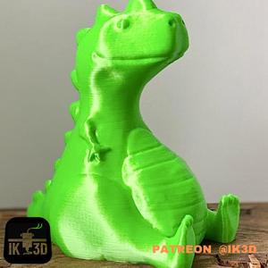 Chubby T-Rex Dinosaur Figurine / No Supports