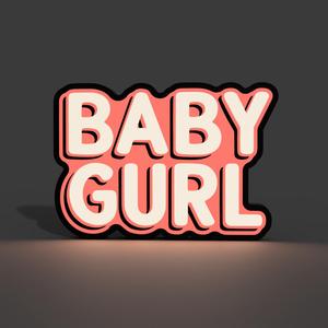 Baby Gurl Lightbox LED Lamp