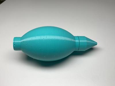 TPU Check/One-Way Valves- No Moving Parts!- and a Demonstration Keyboard Duster (Hand Pump)