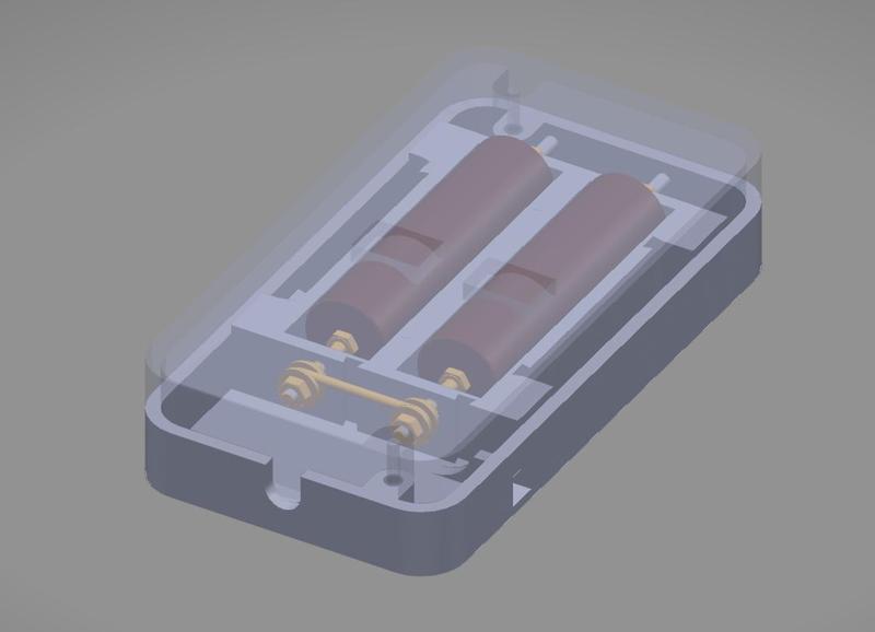 Battery box 2x18650