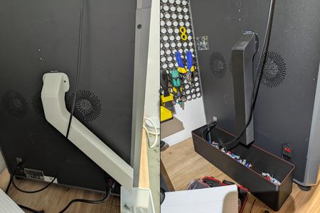 Creality K2 Plus poop slide(s) and box