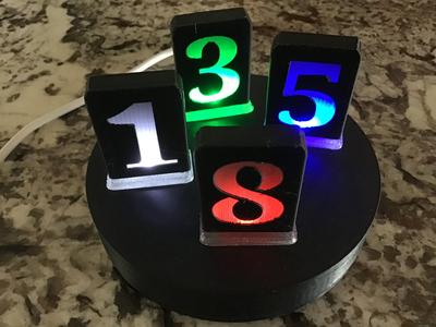 Lightwave Digits - Where Numbers Come to Life, Wirelessly!