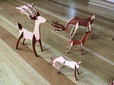 Reindeer tabletop decor
