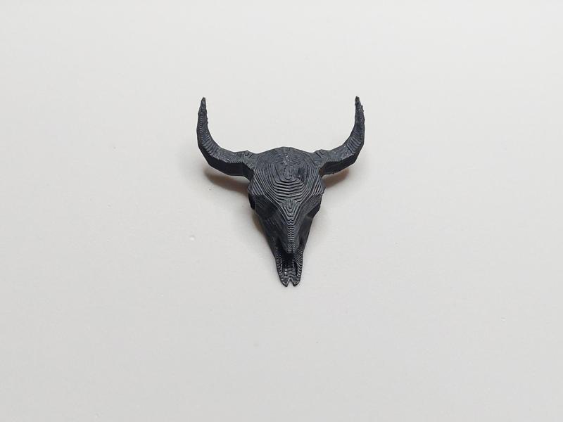 Bison Skull Fridge Magnet