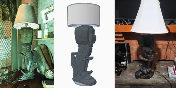 Fallout 76 Marine Armor Leg Lamp