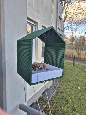 Birdhouse lock style || Vogelhaus im Baumstammstil