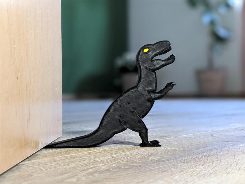 DOOR STOPPER DINO  | For Dino Lovers and Kids in T-Rex Style | 3D-Printable STL