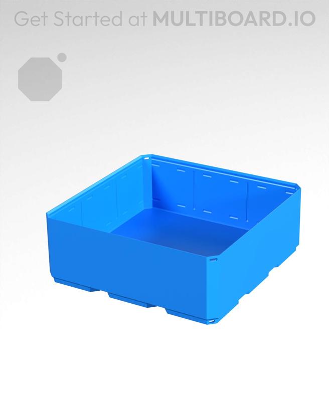 3x3x1 - Simple Walls - Multibin Shell