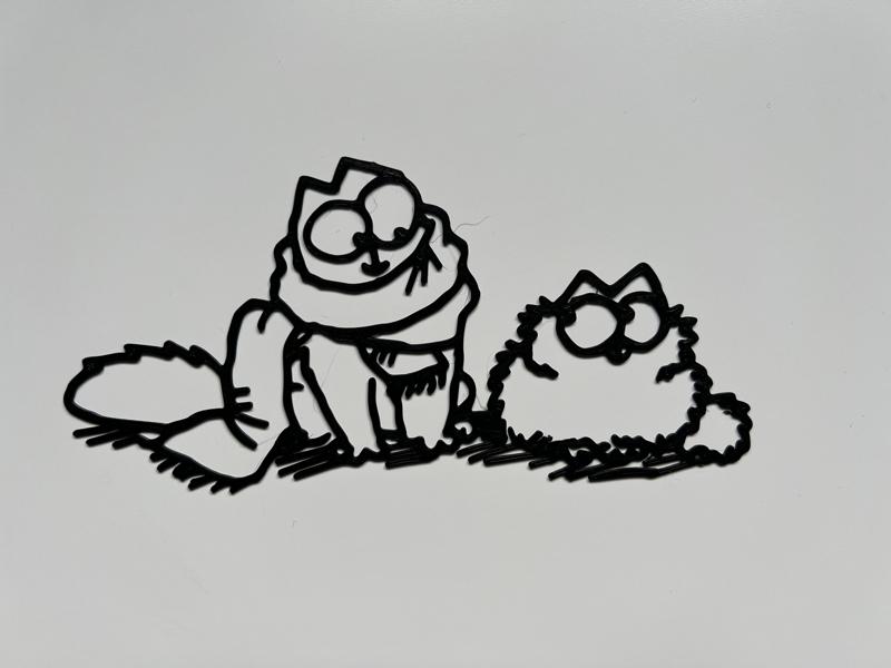 Christmas Simon's Cat Wall Art #6