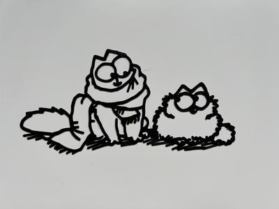 Christmas Simon's Cat Wall Art #6