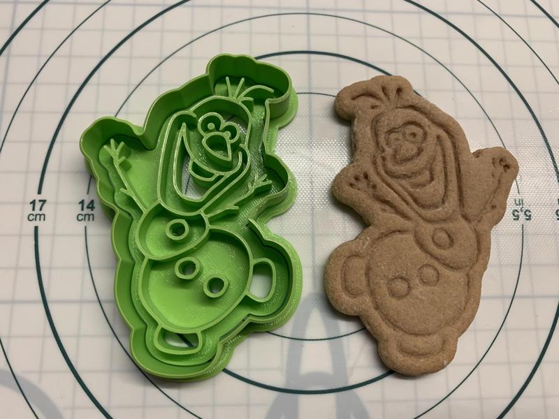 Olaf cookie cutter
