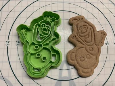 Olaf cookie cutter