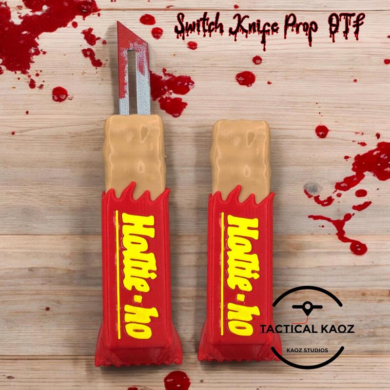 Hollie-ho Chocolate OTF Prop Knife Automatic Version