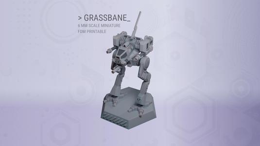 Grassbane for 6 mm Scale Wargames - FDM Printable Without Supports