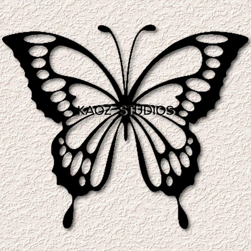 butterfly wall art swallowtail wall decor insect decoration